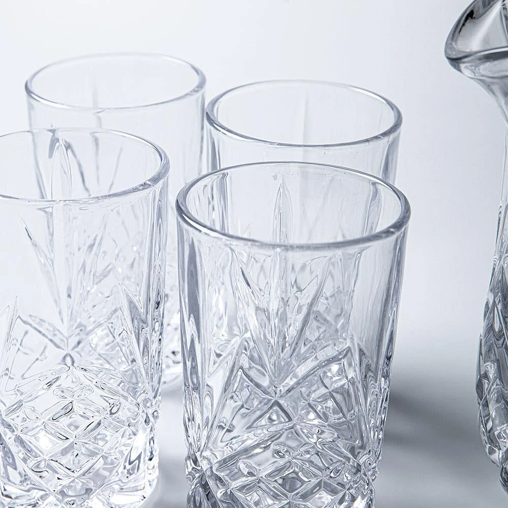 Godinger Dublin Crystal-Cut Pitcher & Highball Set/5