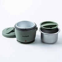 Crock Pot Mini Crock Portable Lunch Carrier-Warmer (Moonshine Green)