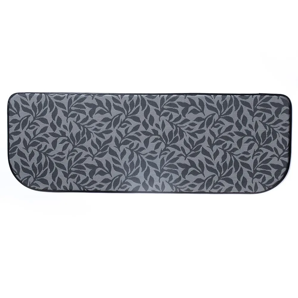 KSP Textaline 'Leaves' Anti-Fatigue Memory Foam Mat (Grey)