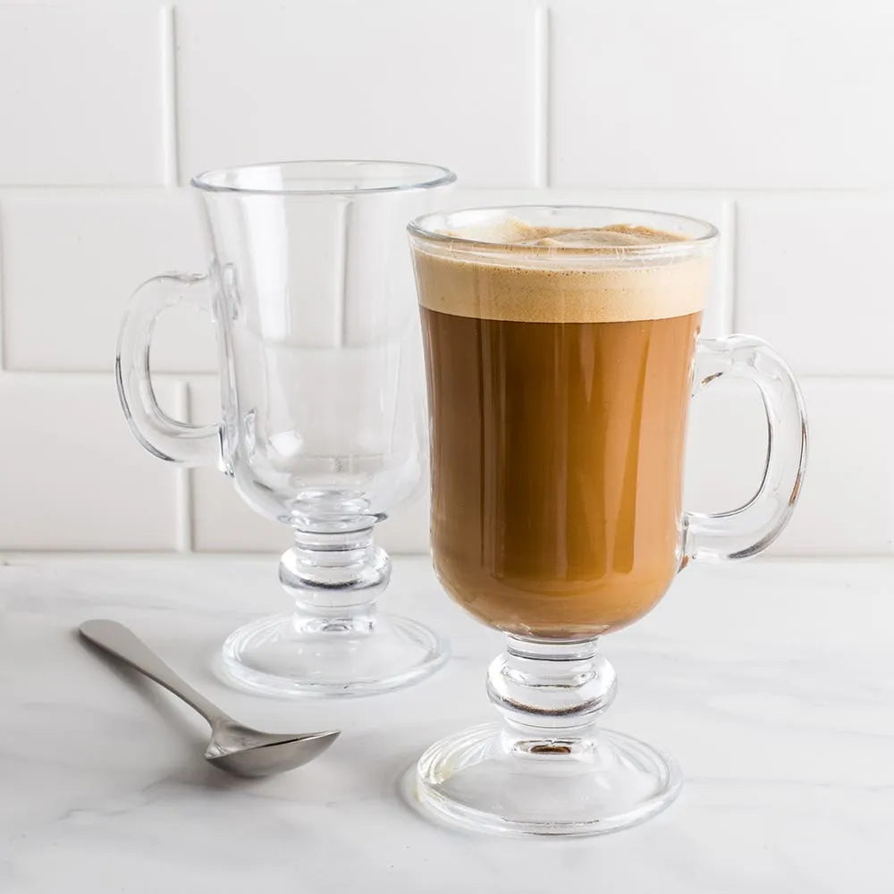 Pasabahce Barista Coffee Collection Glass Irish Coffee Mug - Set of 2