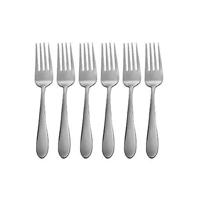 Splendide Alpia Openstock Salad Fork - Set of 6 (Stainless Steel)