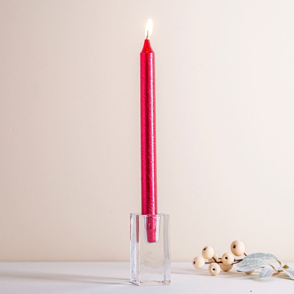 CTG Christmas Taper Candle (Red)