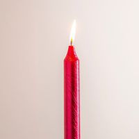 CTG Christmas Taper Candle (Red)