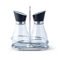 KSP Swivel Oil and Vinegar with Stand - Set of 2 (Stainless Steel)