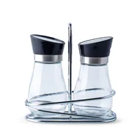 KSP Swivel Salt and Pepper Shaker with Stand - Set of 2