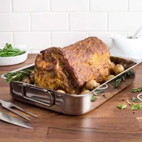 KSP Kuisine Open Roaster with Rack (Stainless Steel)