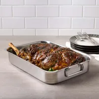 KSP Kuisine Open Roaster with Rack (Stainless Steel)