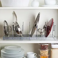 KSP Spacelogic 'Expandable' Wire Pan- Lid Organizer 57 x 18 x 19 cm