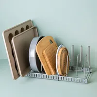 KSP Spacelogic 'Expandable' Wire Pan- Lid Organizer 57 x 18 x 19 cm