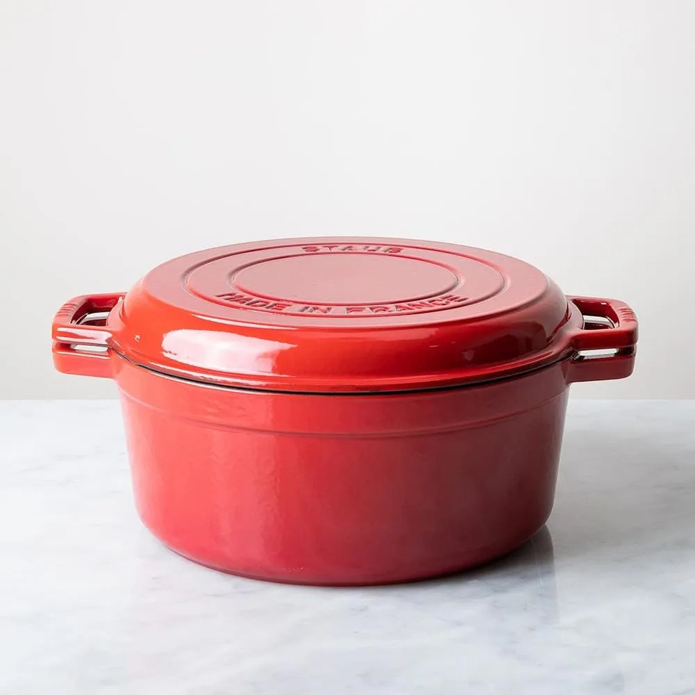 propel afhængige fordampning Staub France Cast Iron 11" Braise and Grill Pan (Cherry) | Bramalea City  Centre