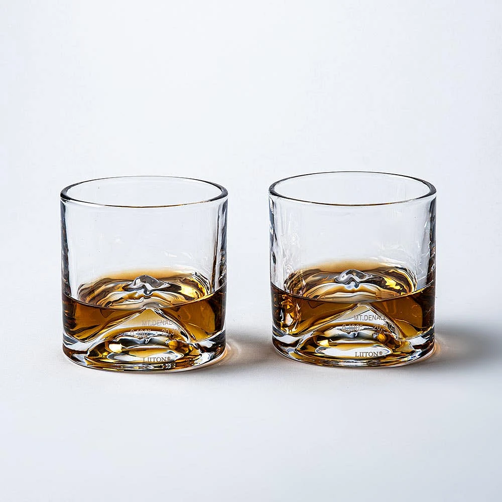 Liiton Crystal 'Denali' Whiskey Glass - Set of 2 (8oz.)