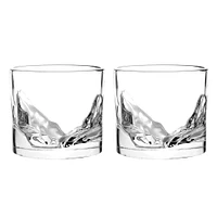 Liiton Crystal 'Grand Canyon' Whiskey Glass - Set of 2 (10oz.)