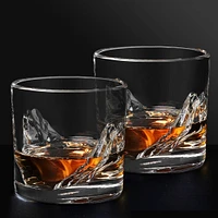 Liiton Crystal 'Grand Canyon' Whiskey Glass - Set of 2 (10oz.)