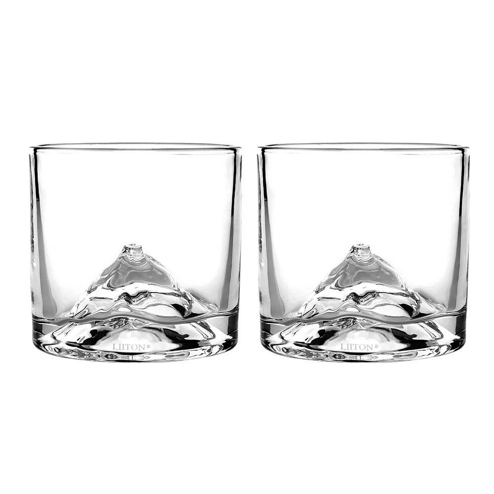 Liiton Crystal 'Fuji' Whiskey Glass - Set of 2 (8.8oz.)