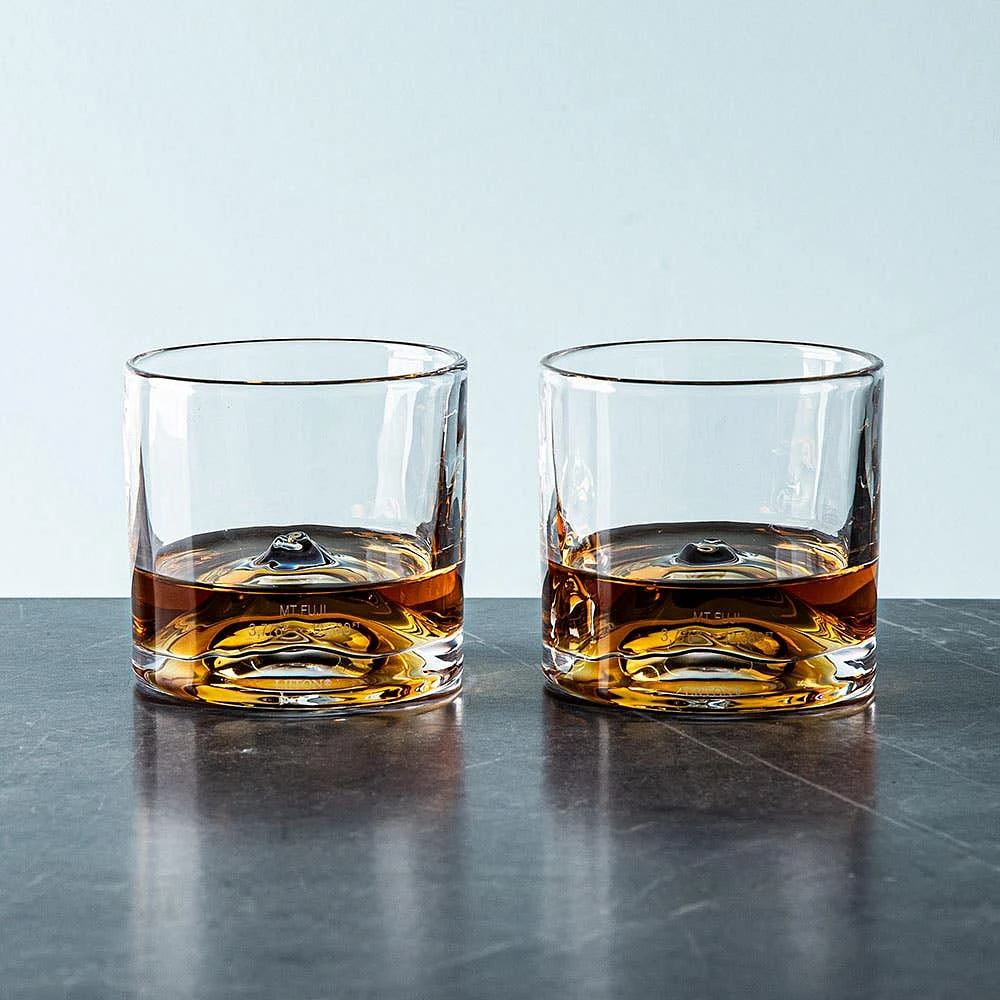 Liiton Crystal 'Fuji' Whiskey Glass - Set of 2 (8.8oz.)