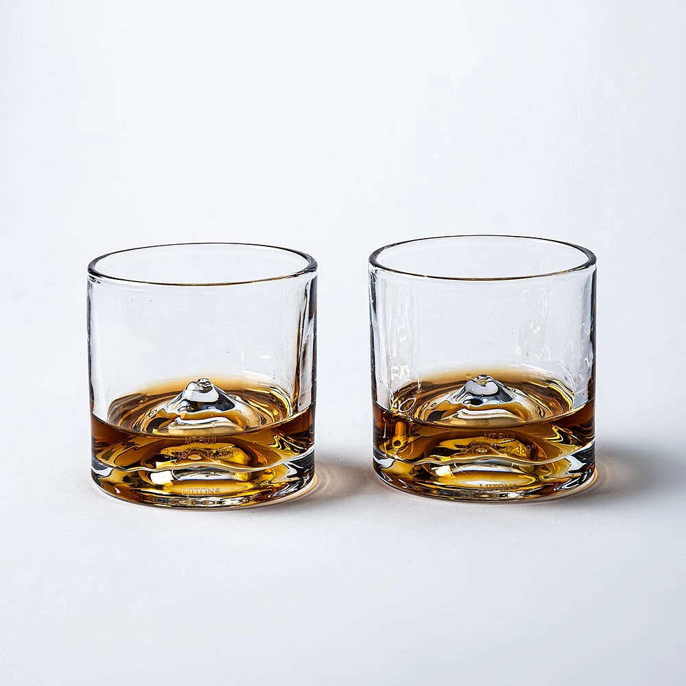 Liiton Crystal 'Fuji' Whiskey Glass - Set of 2 (8.8oz.)