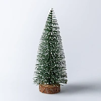 Deco Noel Christmas Snow Tipped Tree 6.5" (Green)