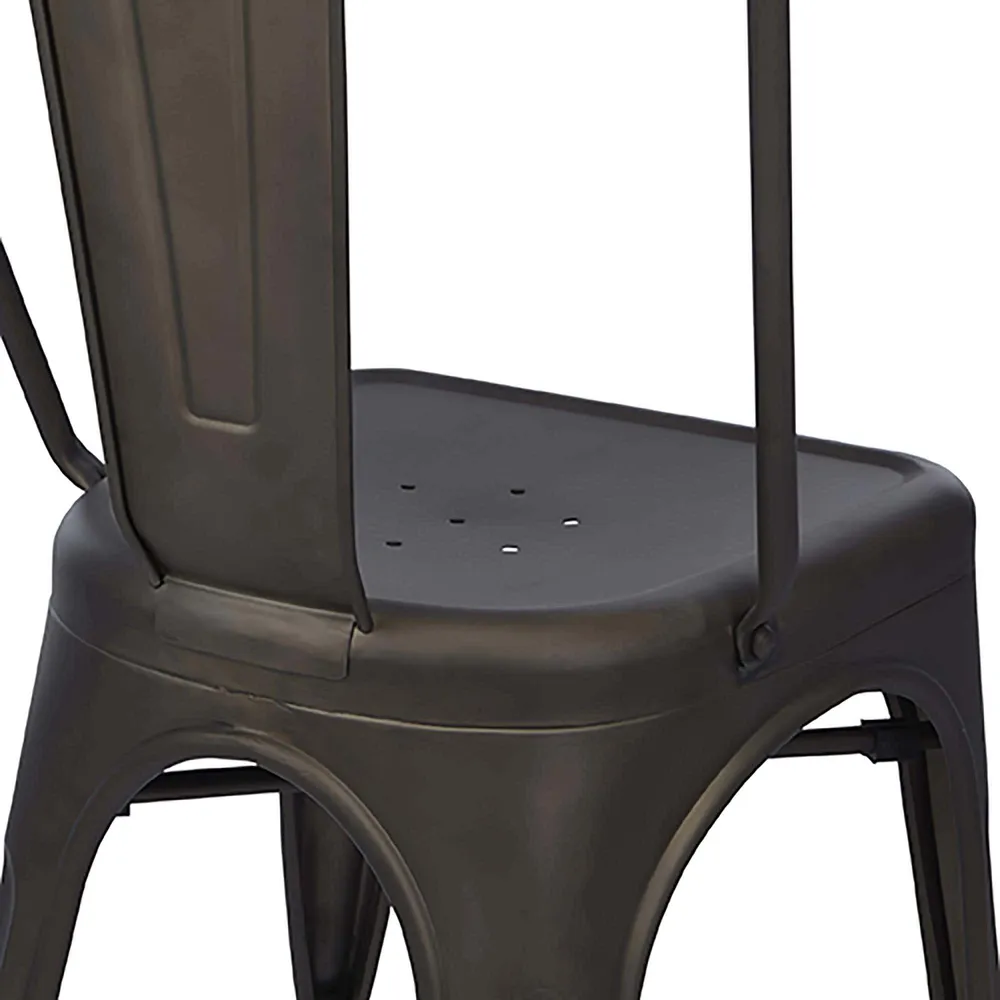 KSP Toli Metal Chair (Gunmetal)