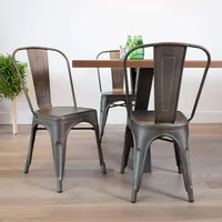 KSP Toli Metal Chair (Gunmetal)