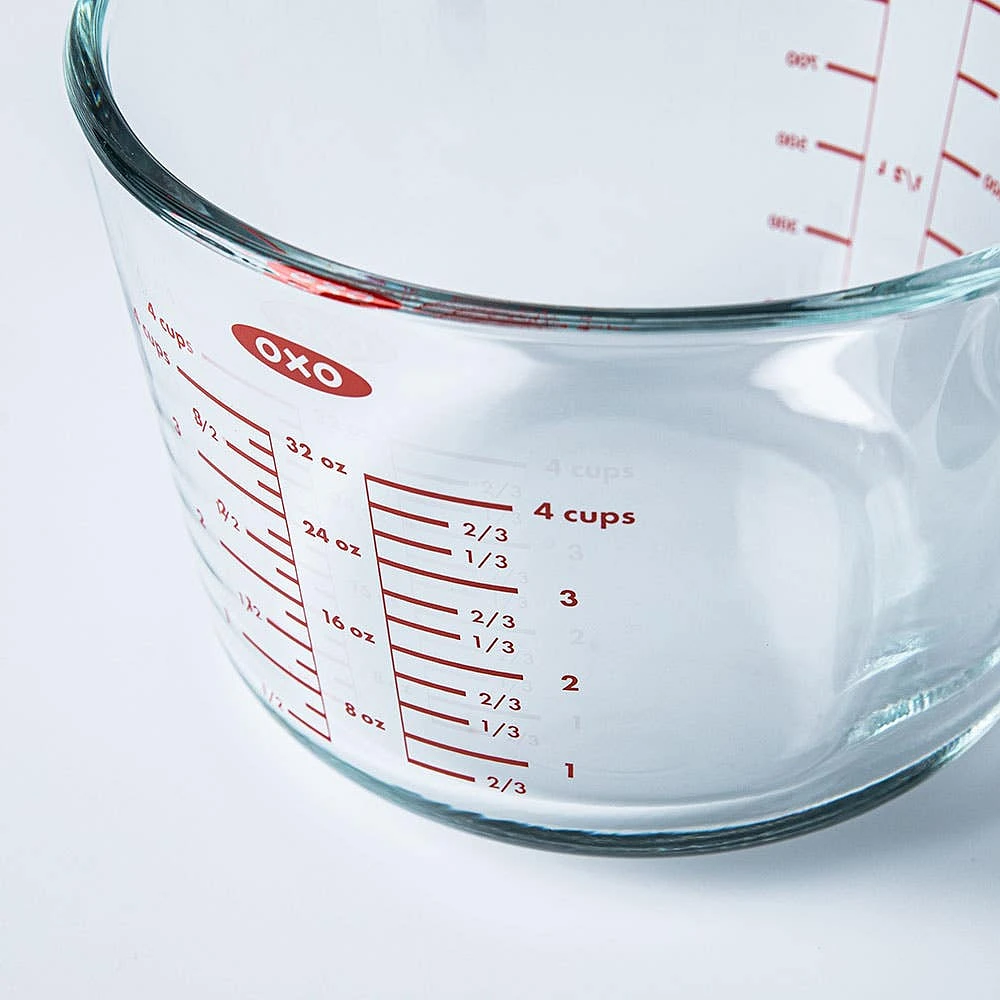 OXO Good Grips Bake Glass Measuring Jug 4 Cup (Clear)