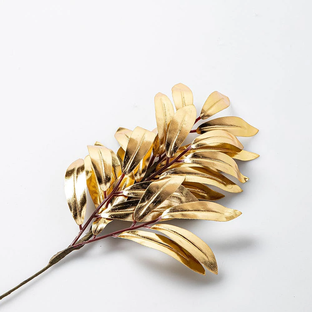 Nutcracker Christmas Pick Olive Leaf (Gold)