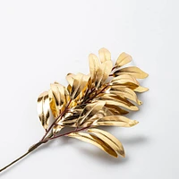 Nutcracker Christmas Pick Olive Leaf (Gold)