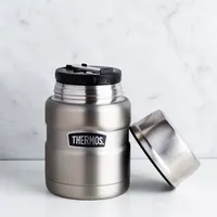 Thermos Stainless King Thermal Food Storage Jar (Silver)