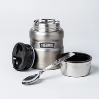 Thermos Stainless King Thermal Food Storage Jar (Silver)