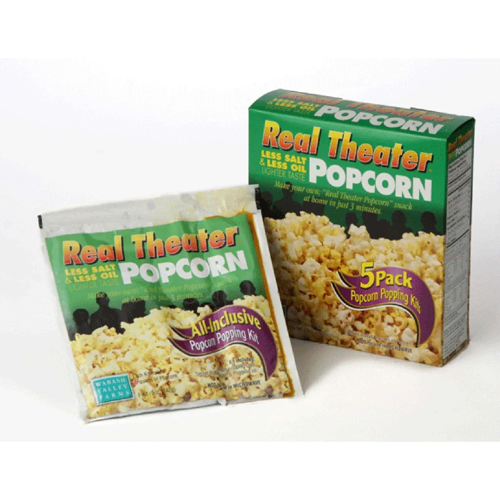 Wabash Valley Farms Real Theatre Gourmet Popcorn Kit - pack of 5