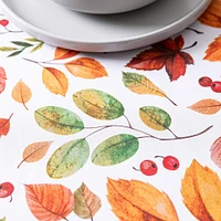 Easycare Printed 'Tremblant' Polyester Tablecloth 70" Dia.