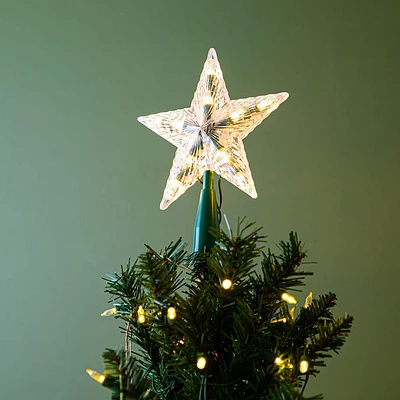 Kurt Adler Christmas 'Star' Tree Topper (Clear)