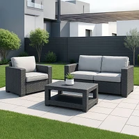 KSP Miami Coffee Table (Brown/Grey)