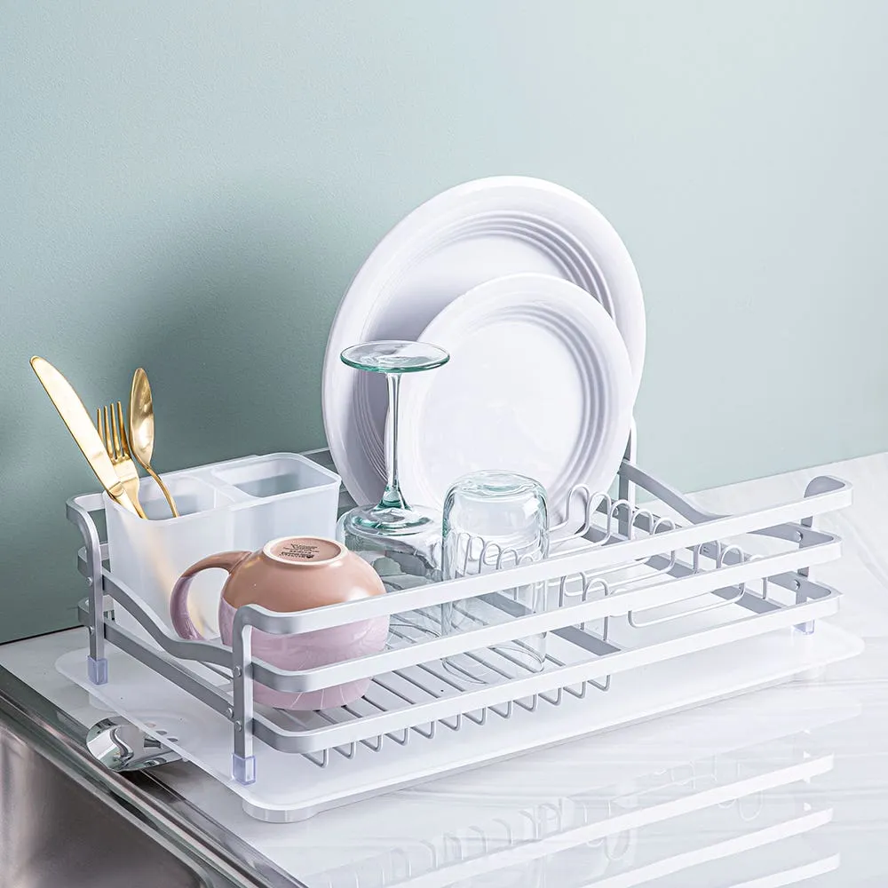 KSP Avanti Dish Rack with Tray (Aluminum)