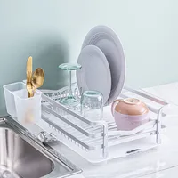 KSP Avanti Dish Rack with Tray (Aluminum)