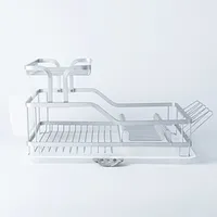 KSP Avanti Dish Rack with Tray 2-Tier (Aluminum)