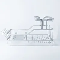 KSP Avanti Dish Rack with Tray 2-Tier (Aluminum)