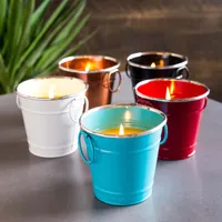 KSP Gardina Citronella Candle Metal Bucket (Copper)