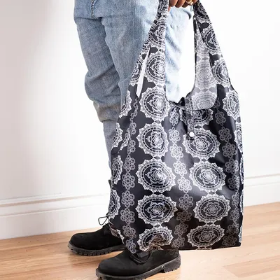KSP Carry 'Lace' Shopping Bag (Black/White)