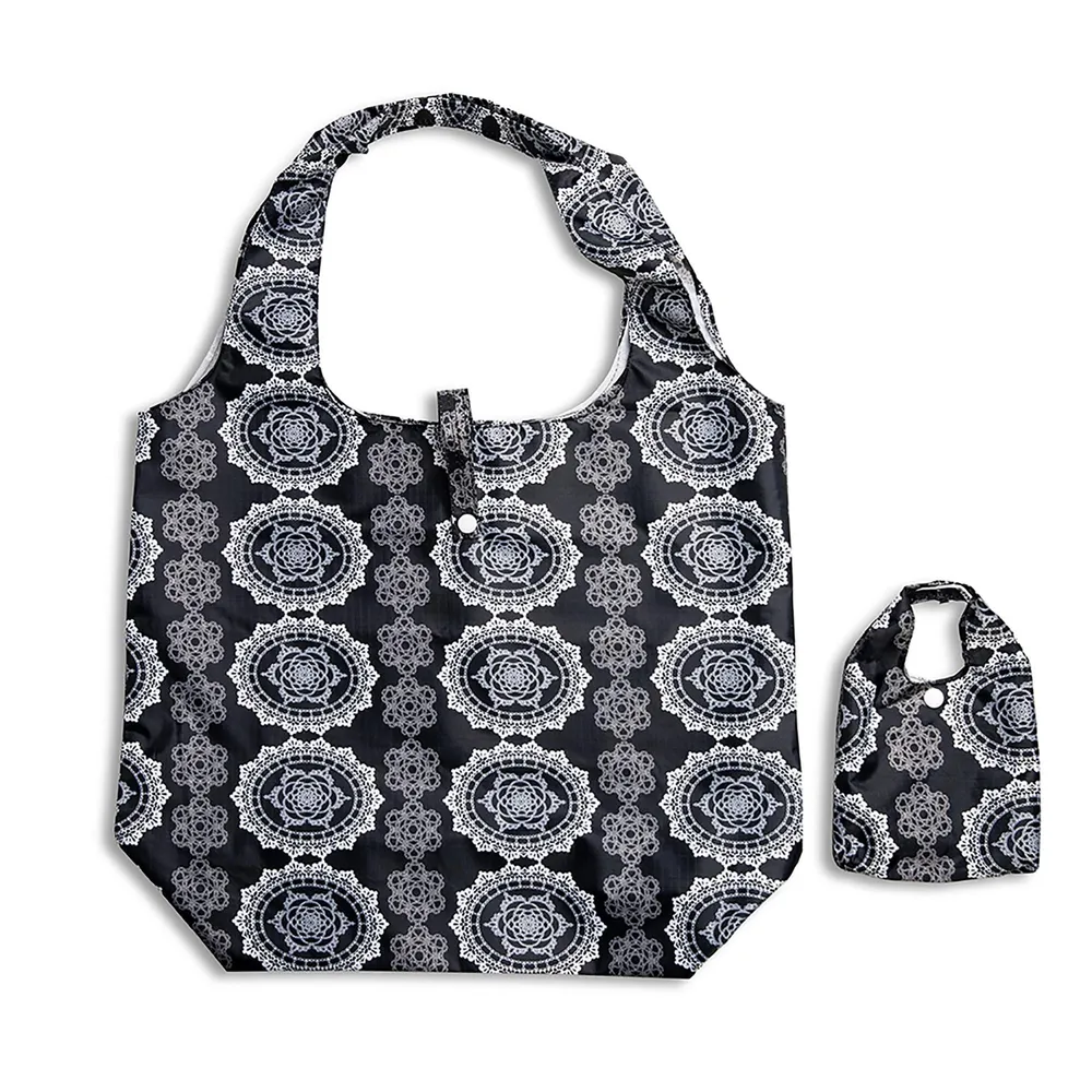 KSP Carry 'Lace' Shopping Bag (Black/White)