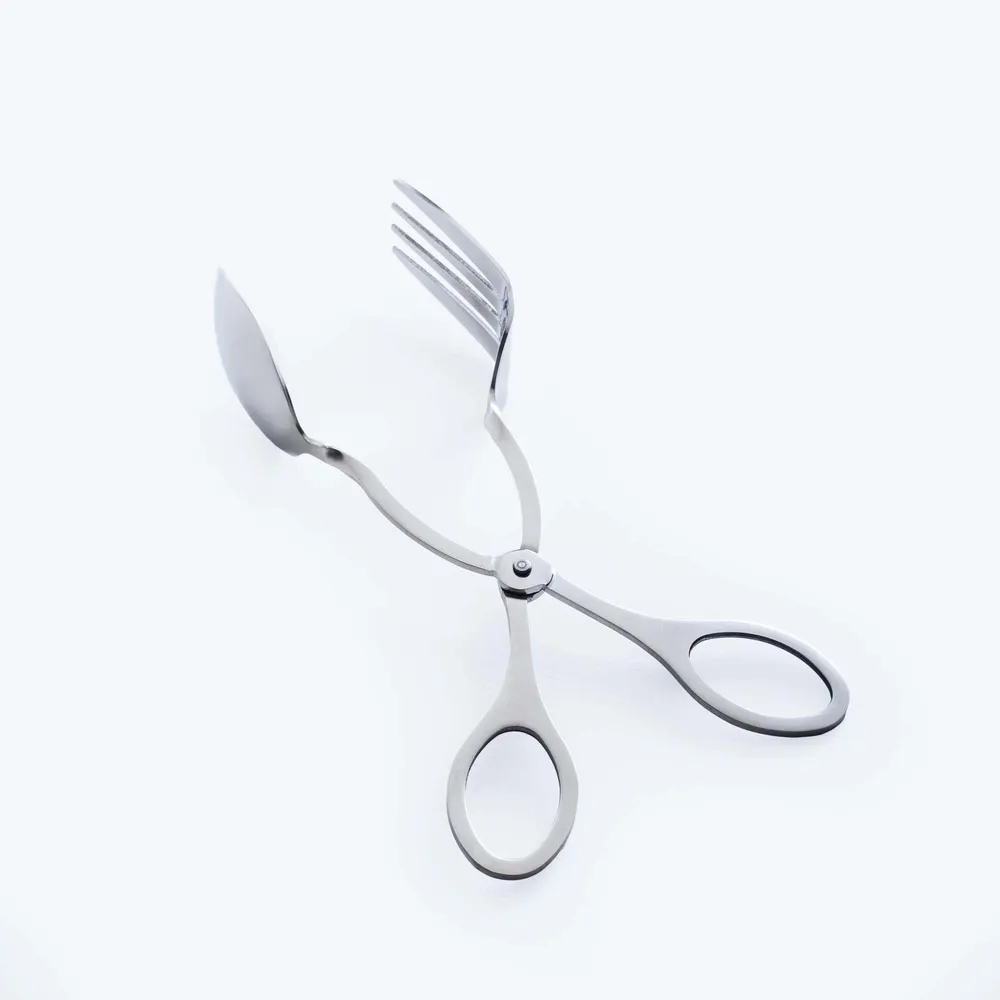 KSP Serve Salad-Scissor Tongs (Stainless Steel)