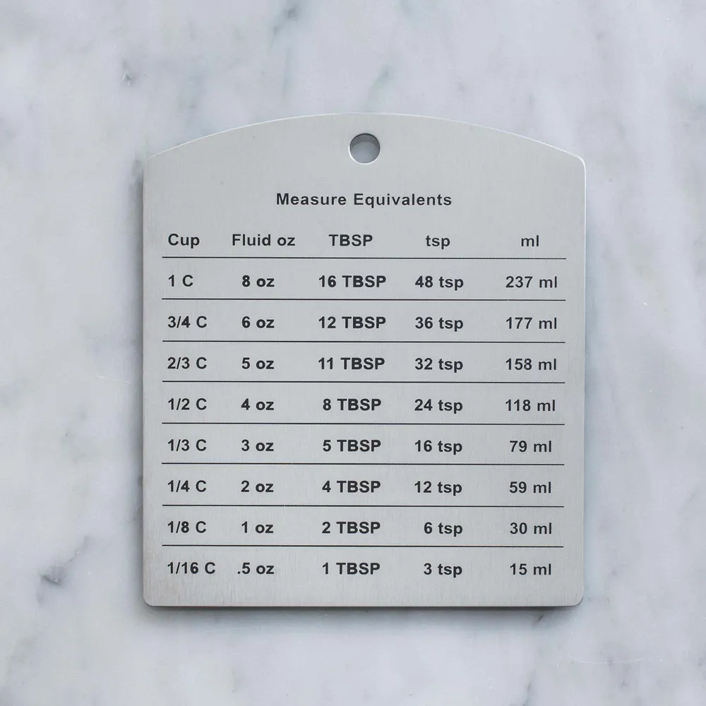 KSP Cooks Equivalent Measure Magnet (Stainless Steel)