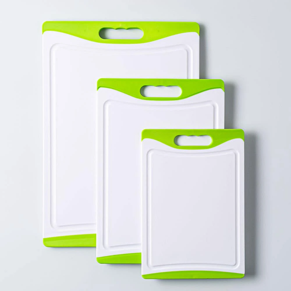 KSP Dice Poly Cutting Board (Green/White