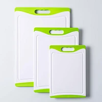 KSP Dice Small Poly Cutting Board (Green/White)