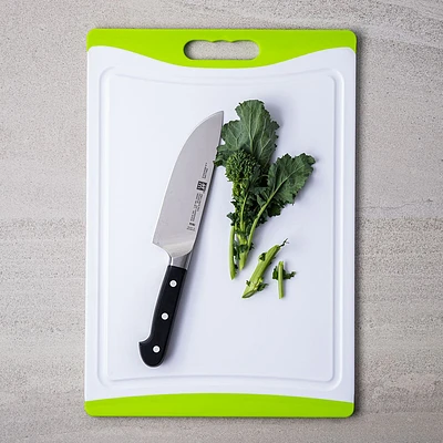 KSP Dice Large Poly Cutting Board (Green/White)