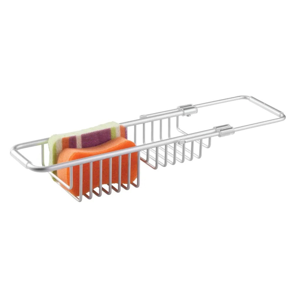 iDesign Metro Aluminum Sink Caddy (Silver)