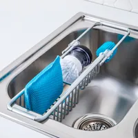 iDesign Metro Aluminum Sink Caddy (Silver)