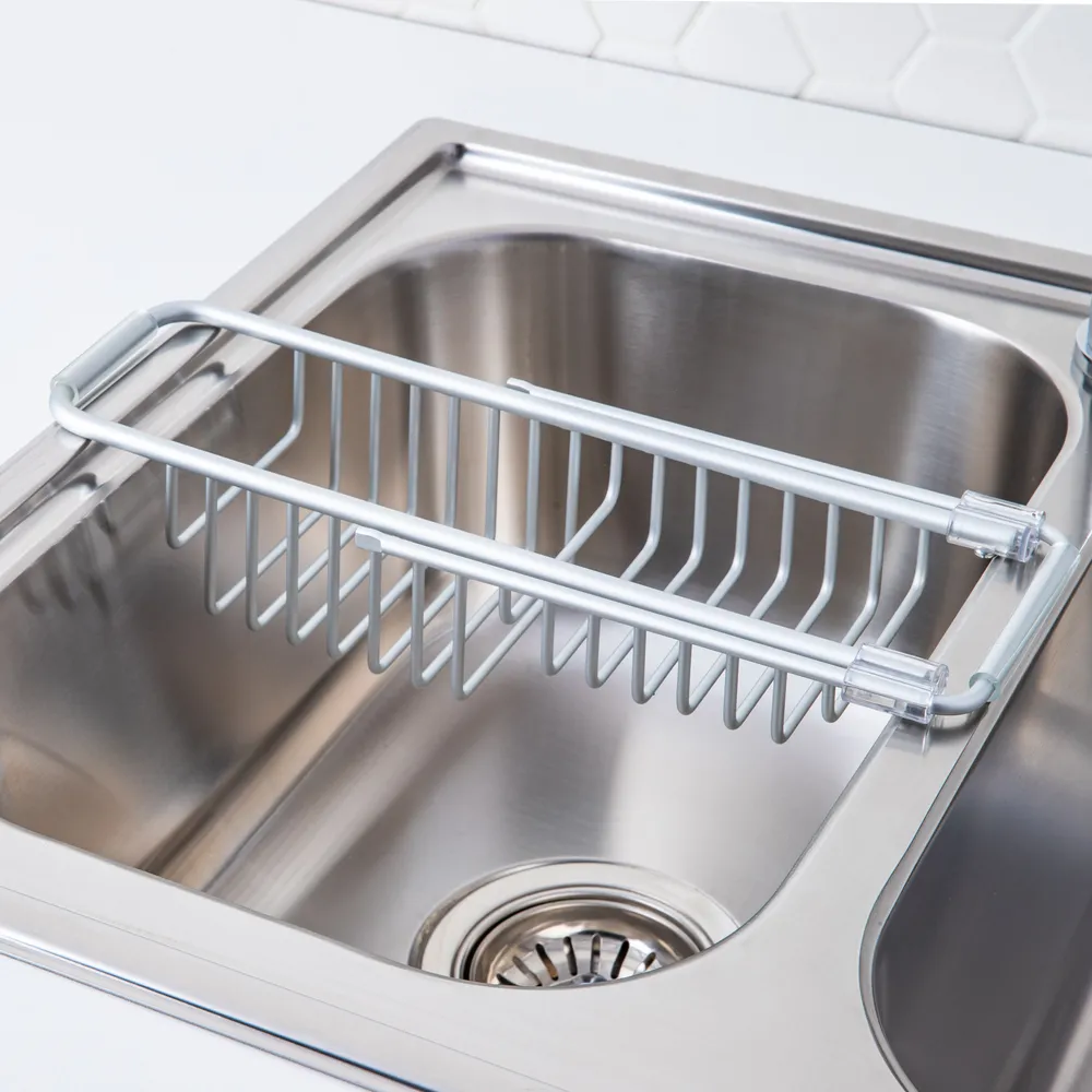 iDesign Metro Aluminum Sink Caddy (Silver)