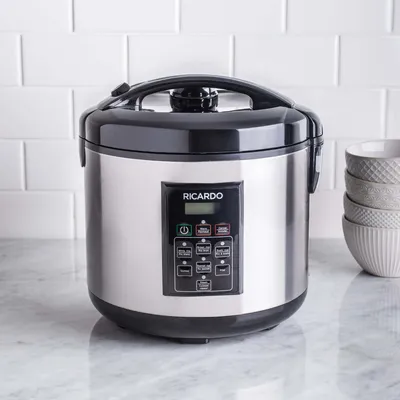 Ricardo Rice Cooker and Steamer (Brushed St/Steel)