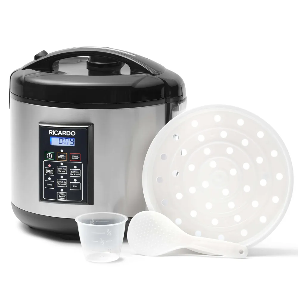 Ricardo Rice Cooker and Steamer (Brushed St/Steel)
