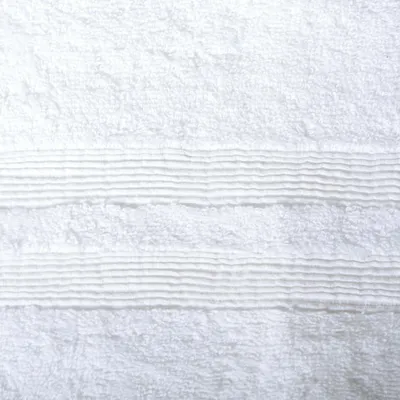 Moda At Home Allure Turkish Cotton Bath Towel (White)